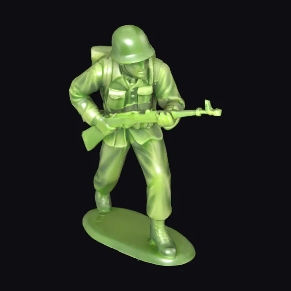 Green Toy Soldier Figure