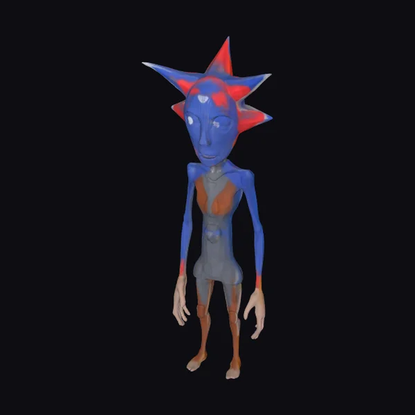 Alien Being Star Head