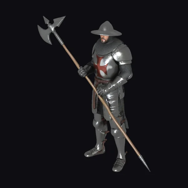 Medieval Knight with Axe