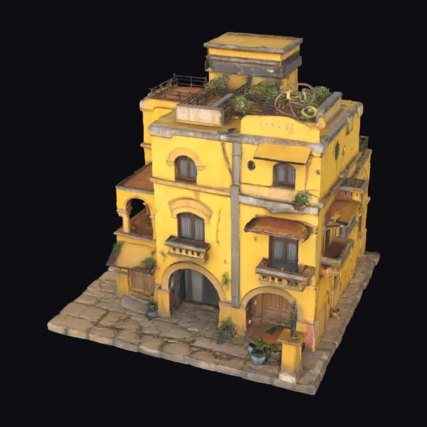 Abandoned Yellow Hacienda