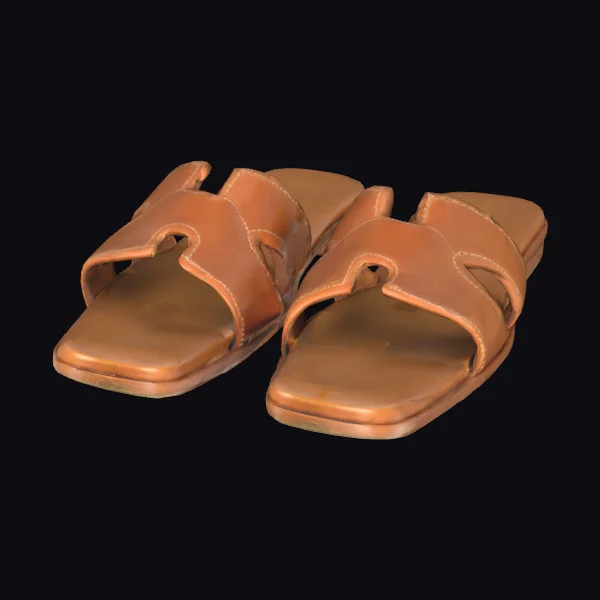 Brown Leather Sandals