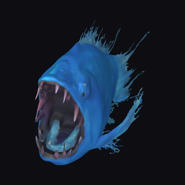 Anglerfish Head Close-up