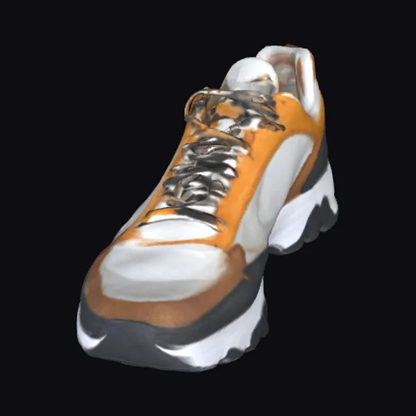 Orange White Sneaker