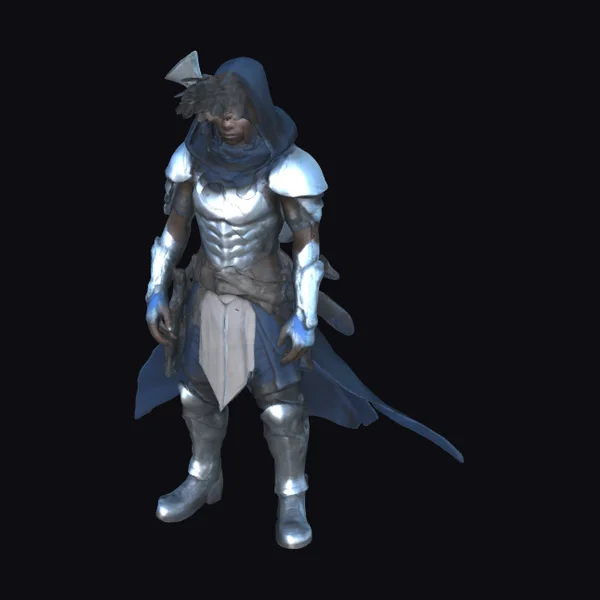 African Assassin Character