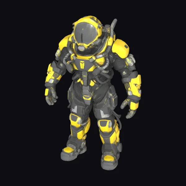 Yellow Space Suit