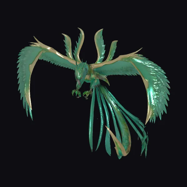 Emerald Winged Beast
