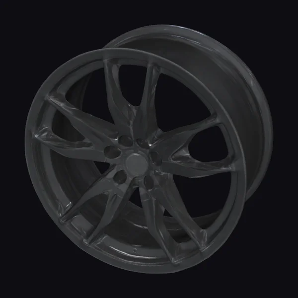 Black Alloy Wheel