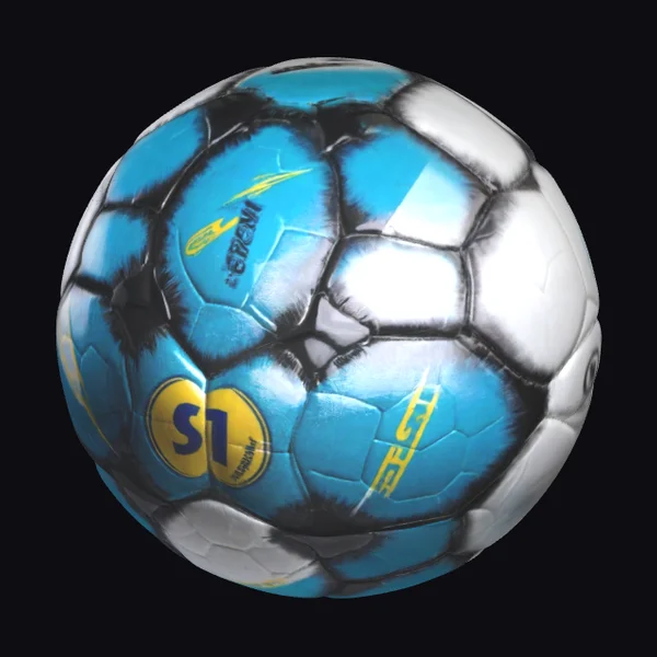 Blue Soccer Ball