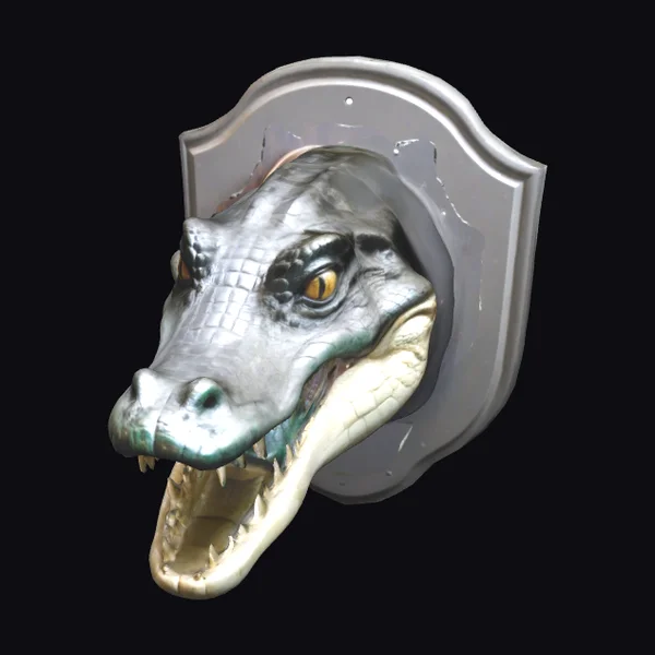 Alligator Head Wall Mount