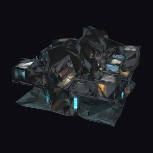 Dark Futuristic Underground City