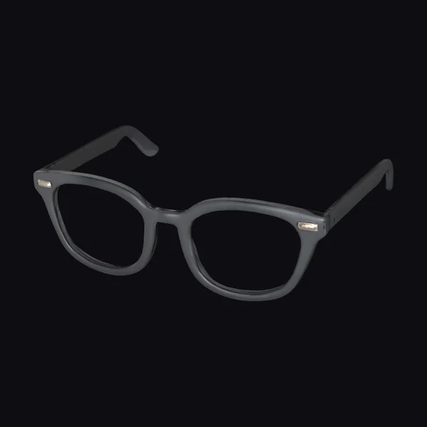 Black Plastic Eyeglasses