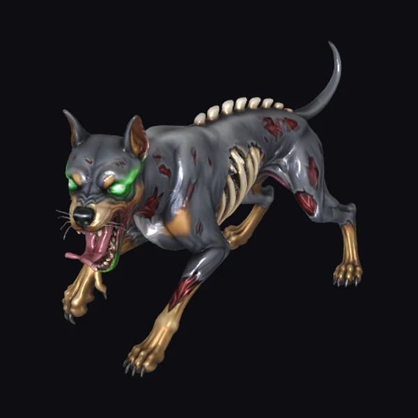 Zombie Doberman Hound