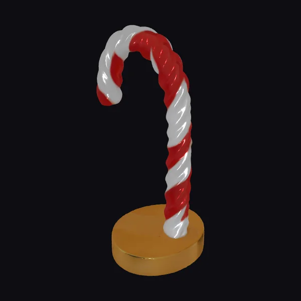 Candy Cane on Stand