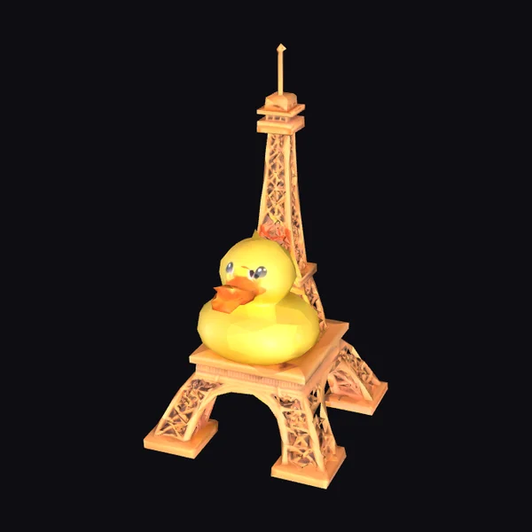 Rubber Duck Eiffel Tower