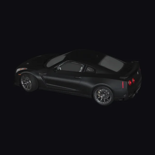 Black Sports Car Side