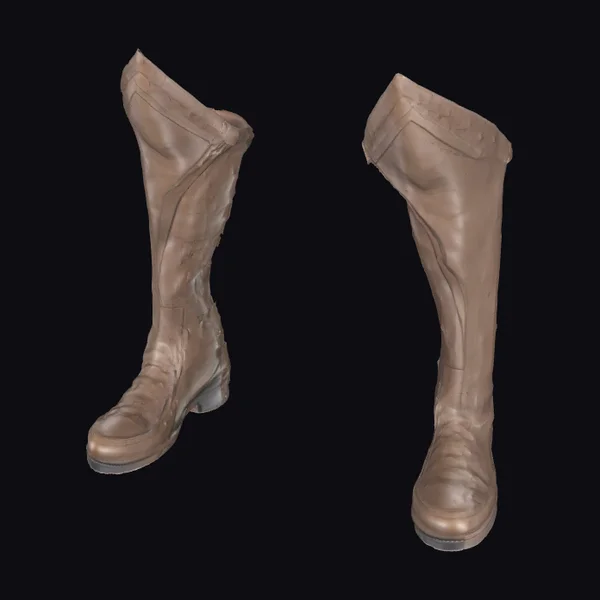 Knight's Leather Knee Boots