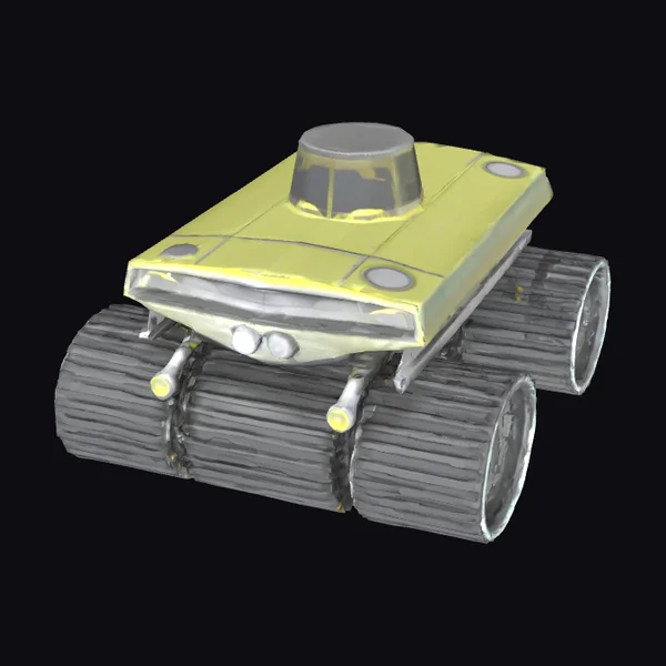 Yellow Tank Robot
