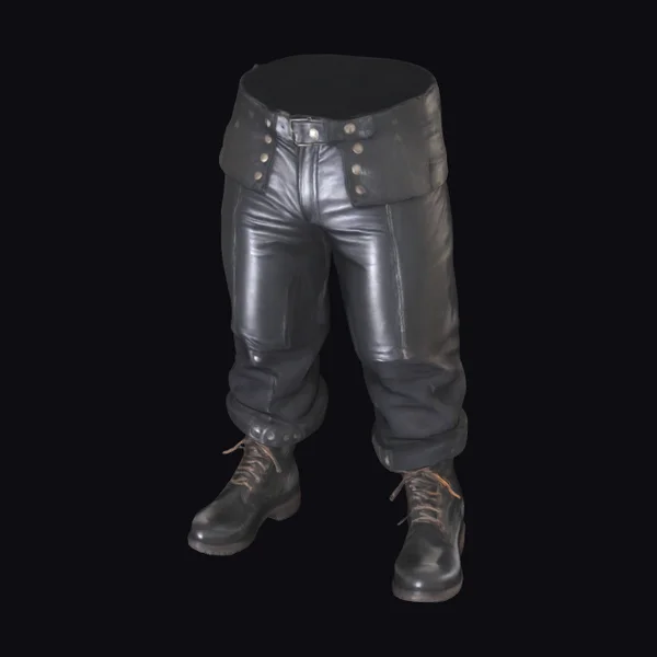 Leather Pants and Boots