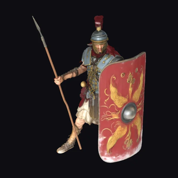 Roman Soldier with Shield