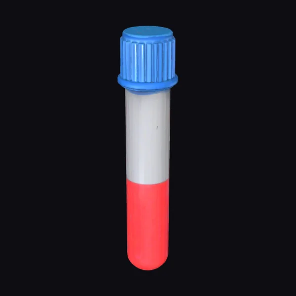 Test Tube with Blue Cap