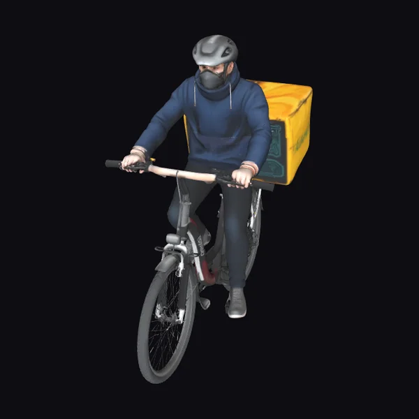 Bicycle Delivery Rider
