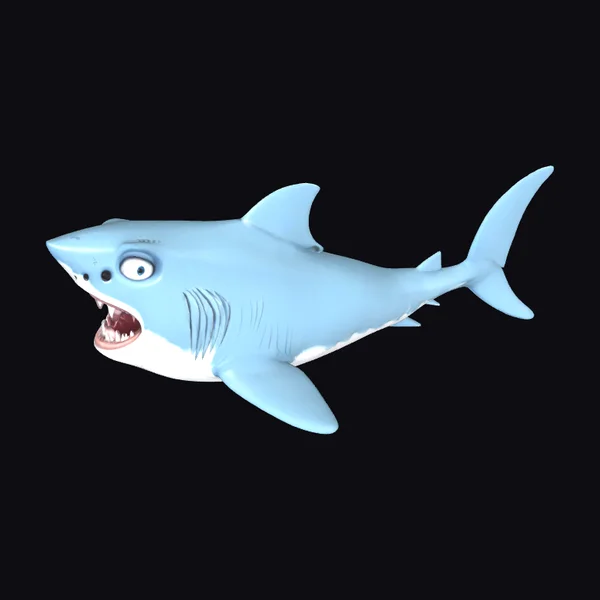 Cartoon Shark Grin