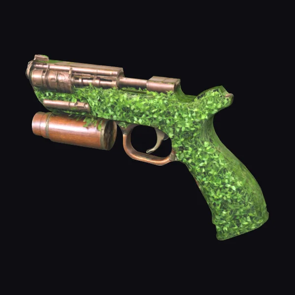 Green Camo Pistol