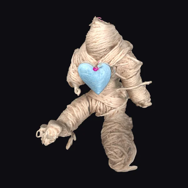 Wrapped Mummy Figurine