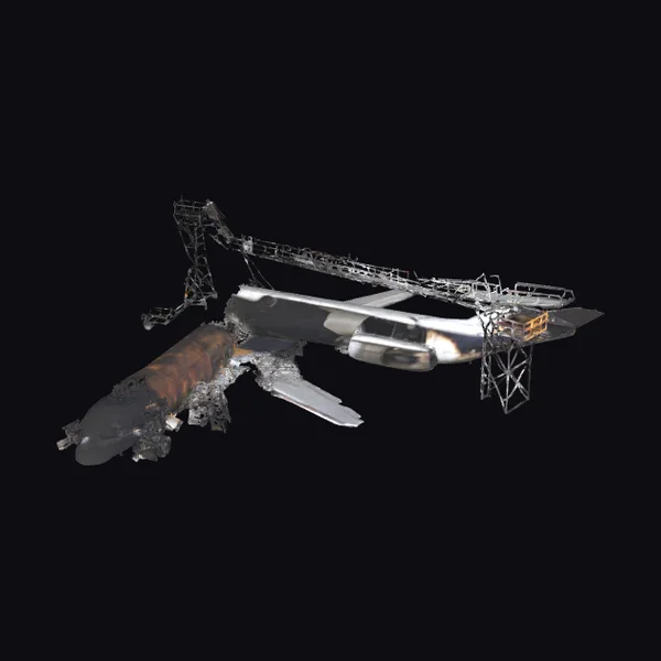 Airplane Crash Scene