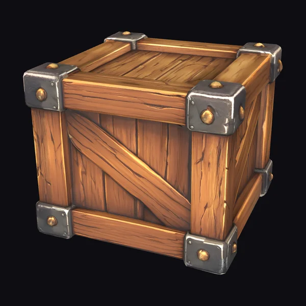 Wooden Treasure Crate