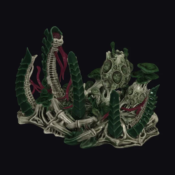 Alien Plant Sculpture