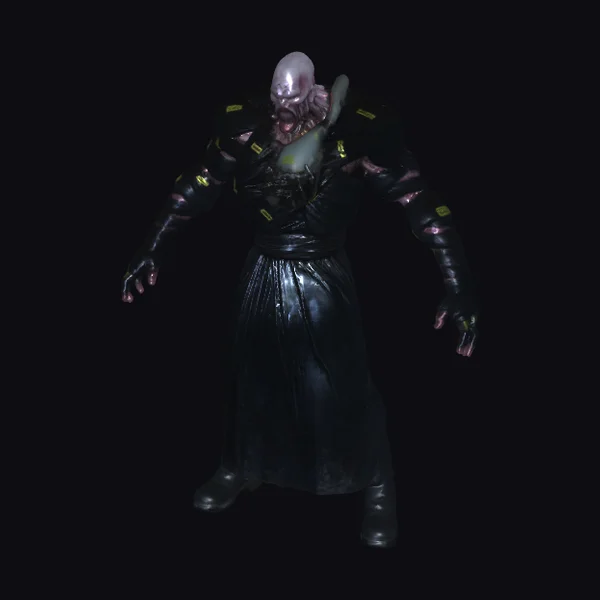 Bald Monstrous Humanoid Figure