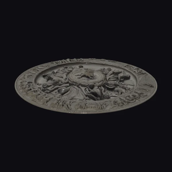 Silver Relief Plate