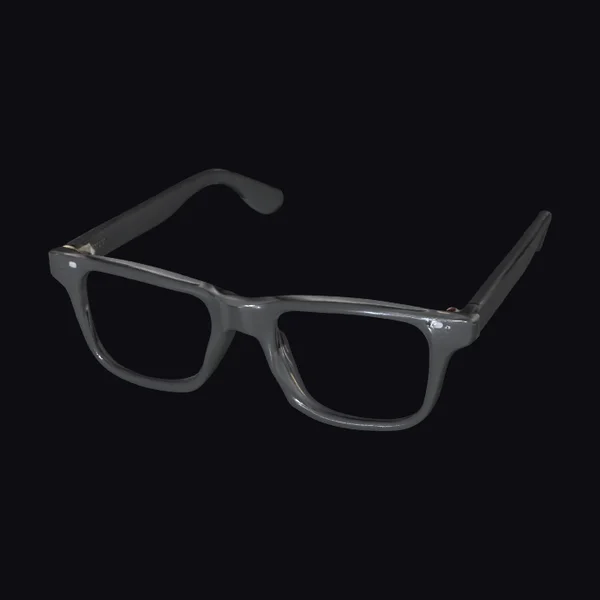 Black Plastic Eyeglasses