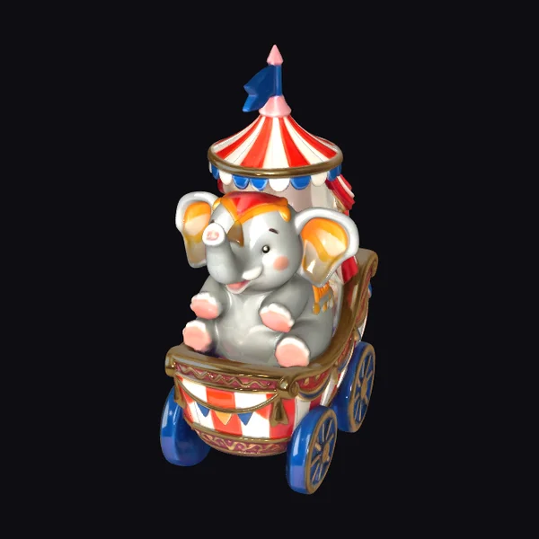 Circus Elephant Cart