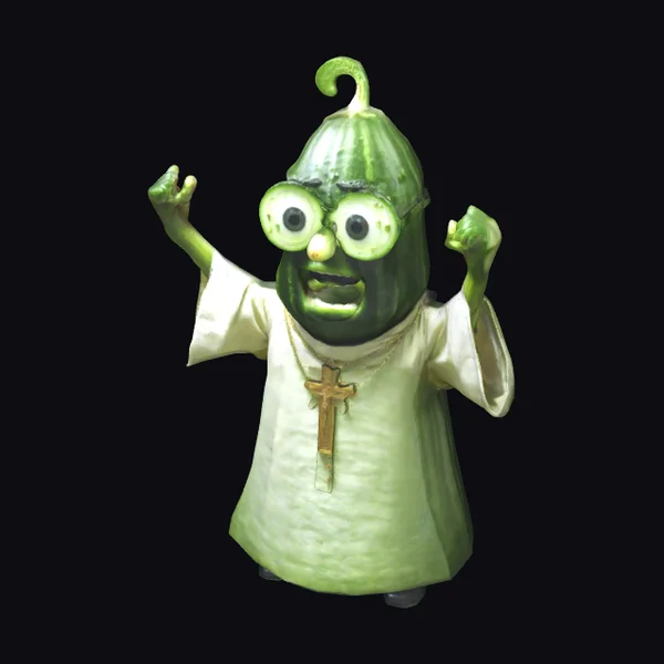 Angry Cucumber Priest