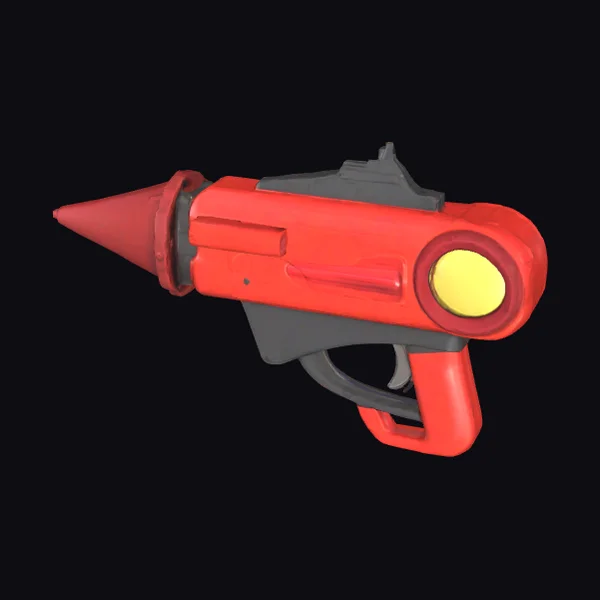 Red Ray Gun Toy