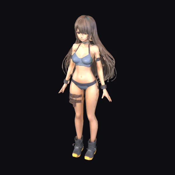 Anime Girl Beachwear