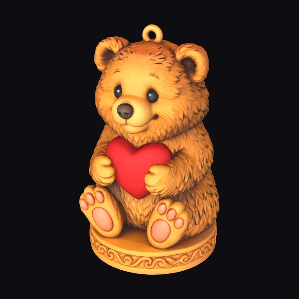 Cuddly Teddy Bear Ornament