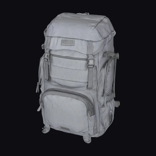 Large Gray Travel Backpack