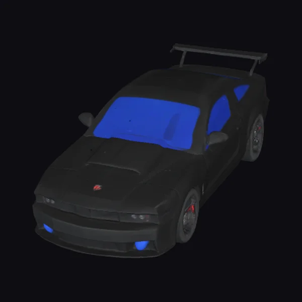 Black Racing Car
