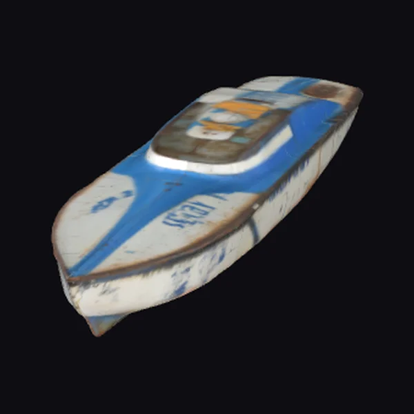 Coast Guard Toy Boat