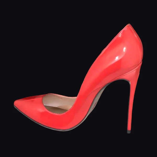 Red High Heel Shoe