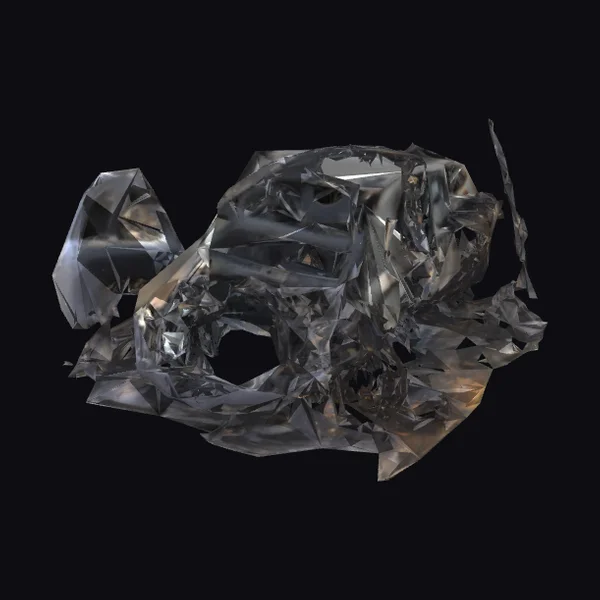 Crushed Metallic Object