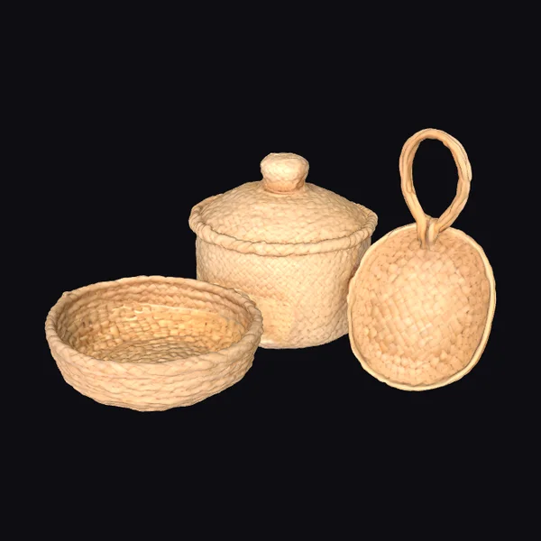 Woven Basket Trio