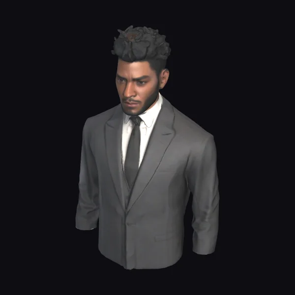 Afro-American Businessman Portrait