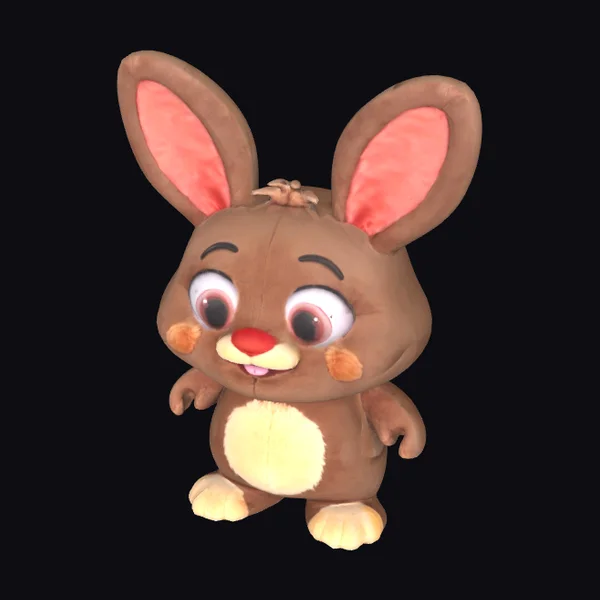 Brown Bunny Toy Character