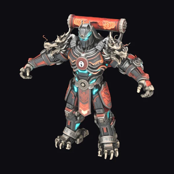 Mechanical Dragon Guardian