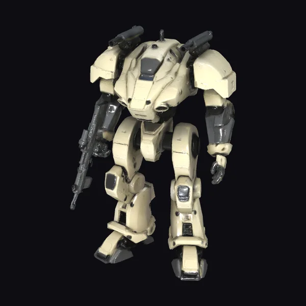 Assault Mech with Gun