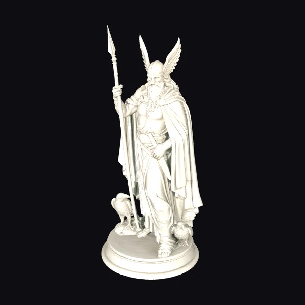 Ancient Bearded God Statue